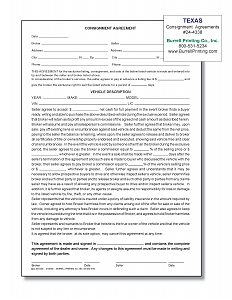 Larger image for Consignment Agreement
