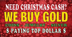 Larger image for 48x24 - Red - Christmas Cash Banner