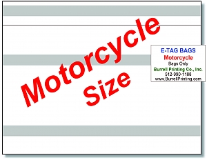 Larger image for E-Tag Bags - Motorcycle