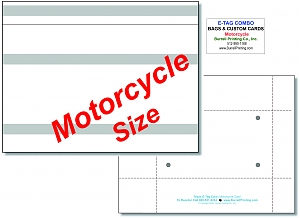 Larger image for E-Tag Combo - Motorcycle
