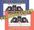 Order Driver's Daily Log Book - Personalized
