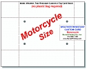 Order Weather Resistant - E-Tag Custom Sheet - Motorcycle